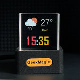 Tuffdesk Crystal Cube Photo Display Weather Station