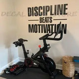 Tuffdesk Discipline Beat Motivation Stickers