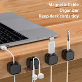 Tuffdesk Magnetic Data Line Organizer with Cable Fixture