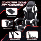 Tuffdesk Ergonomic Gaming Chair with Footrest