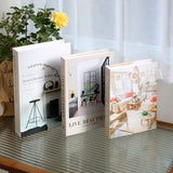 Tuffdesk Multiple Size Fake Books Set for Living Room Decor