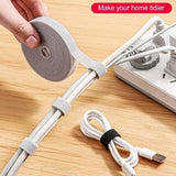 Tuffdesk 5m Reusable Cable Organizer for Desk Wire Management