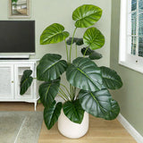 Tuffdesk Monstera Plant, 65/100cm Faux Branch for Home Office Decor