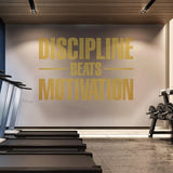 Tuffdesk Discipline Beat Motivation Stickers