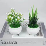 Tuffdesk Mini Artificial Bonsai Plant for Table Decor