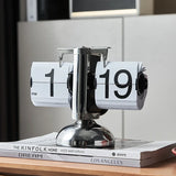 Tuffdesk Auto Flip Calendar Clock for Office Decor