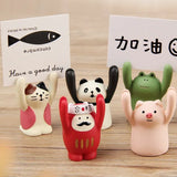 Tuffdesk Creative Cartoon Card Holder for Desk Organization