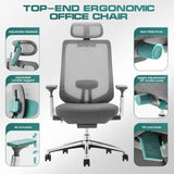 Tuffdesk Ergonomic Mesh Office Chair with Slide Seat