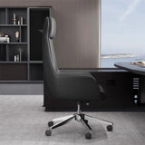 Tuffdesk Comfortable Leather Office Chair with Rotating Lift