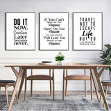 Tuffdesk Motivational Black and White Quote Art Prints