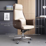 Tuffdesk Comfortable Leather Office Chair with Rotating Lift