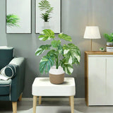 Tuffdesk Monstera Plant, 65/100cm Faux Branch for Indoor Decor