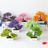 Tuffdesk Artificial Bonsai Small Tree for Home and Hotel Decor