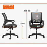 Tuffdesk Ergonomic Mesh Office Chair with Lumbar Support