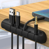 Tuffdesk Adhesive Cable Winder Clips for Desk Organization