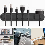 Tuffdesk Adhesive Cable Winder Clips for Desk Organization