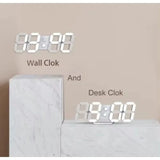 Tuffdesk 3D LED Clock with Calendar and Thermometer Display