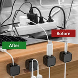 Tuffdesk Magnetic Cable Clips for Under Desk Management