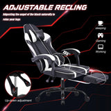 Tuffdesk Ergonomic Gaming Chair with Footrest