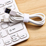 Tuffdesk 5m Reusable Cable Organizer for Desk Wire Management