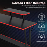 Tuffdesk L-Shaped Corner Gaming Desk with Large Desktop