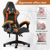 Tuffdesk Ergonomic PU Leather Gaming Chair with Lumbar Support