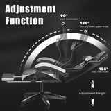 Tuffdesk Ergonomic Gaming Chair with Footrest and Lumbar Cushion