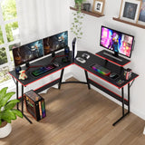 Tuffdesk L-Shaped Corner Gaming Desk with Large Desktop