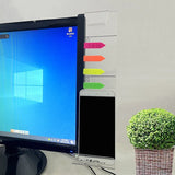 Tuffdesk Plastic Monitor Memo Board for Sticky Notes