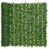 Tuffdesk Artificial Ivy Fence for Indoor and Outdoor Decor